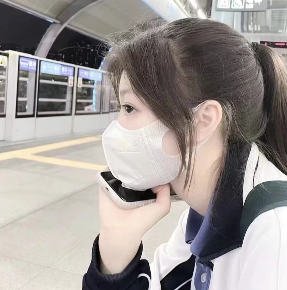 真人清纯女生头像