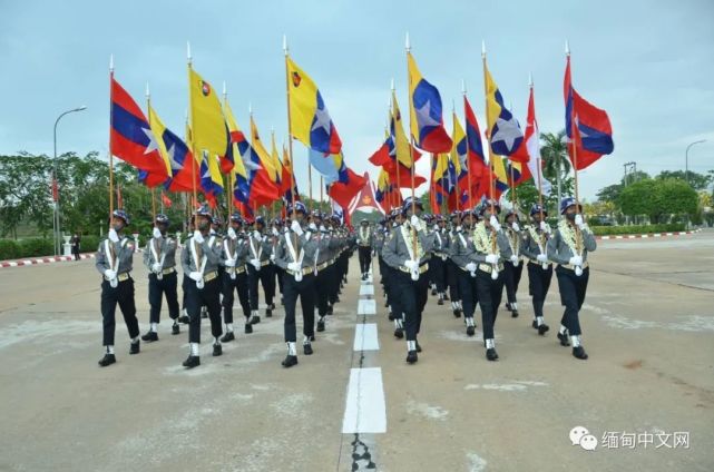 缅甸建军节图片