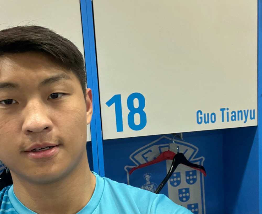 郭田雨留洋身穿18号已开始训练7天后有望首秀目标主力保级