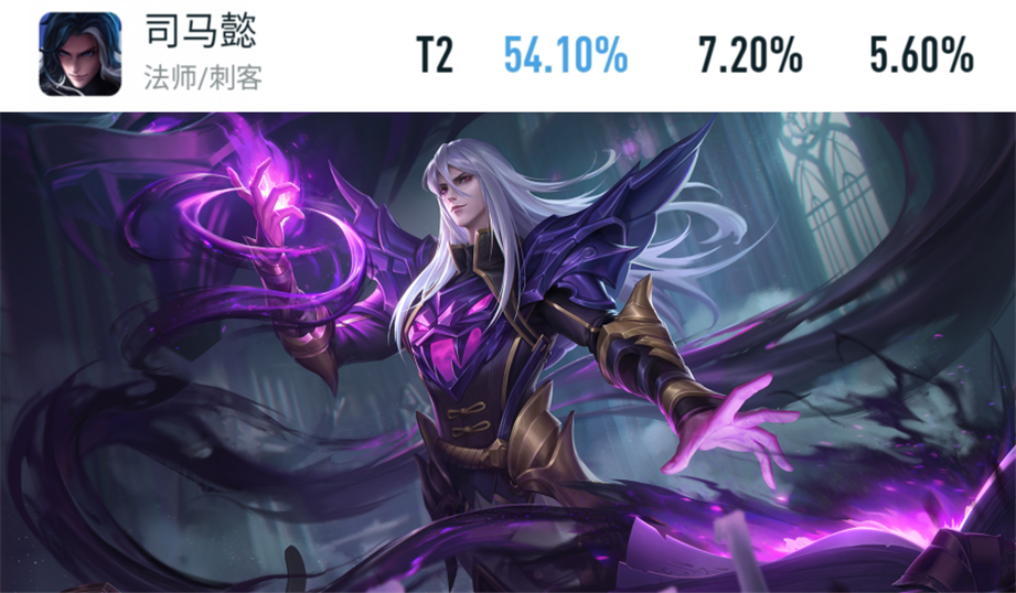 王者荣耀司马懿胜率大涨排名前三6元史诗皮肤设计方案已定