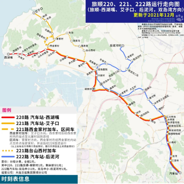 【更新收藏】疫情防控期间,旅顺部分线路临时调整