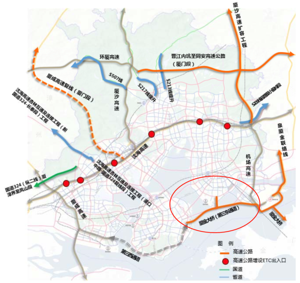 翔安大桥线路图片