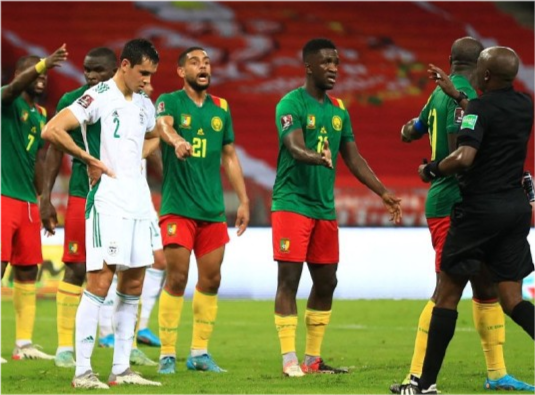 2022世预赛非洲区第三阶段首回合,喀麦隆0-1阿尔及利亚_腾讯新闻