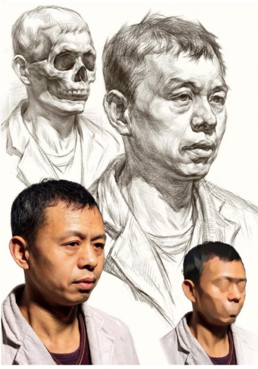 武汉209画室:美术集训丨素描头像临摹绘画素材