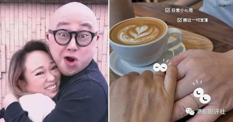 pearl还分享了一张跟bob手叠手的照片,相中写上"日常小心思","胜过