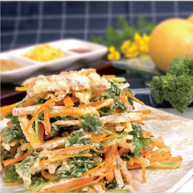 健康长寿幸福食谱:炸素什锦