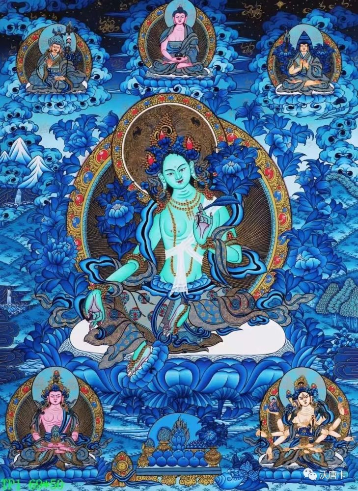编号138-953806:蓝金唐卡-绿度母(69*50cm左右)_腾讯新闻