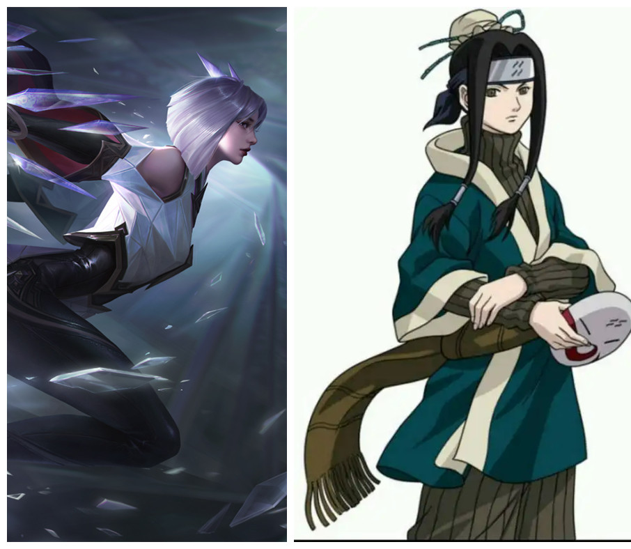 王者荣耀x火影忍者,白完美匹配镜,四代给李白,无数火迷的梦_腾讯新闻