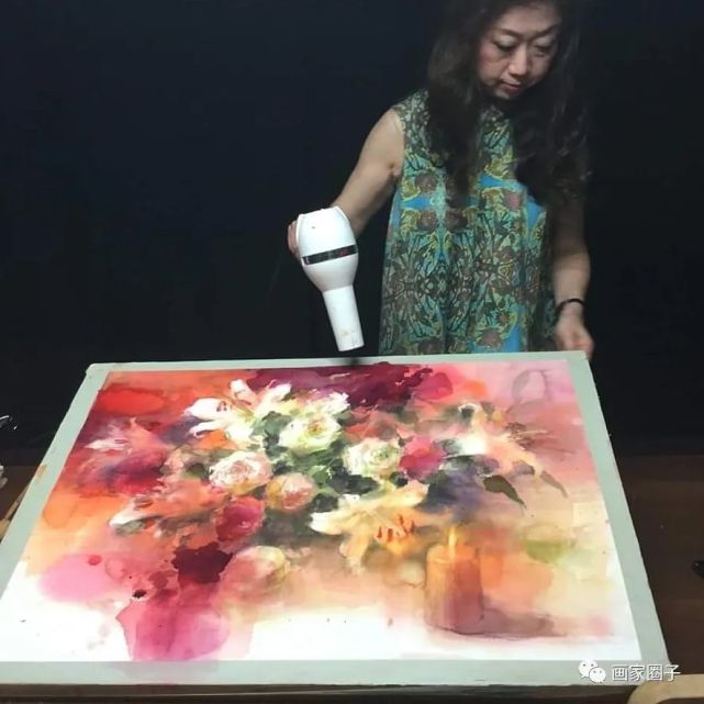 水彩画女神永山裕子写生作品欣赏，太美了- 女性艺术家网