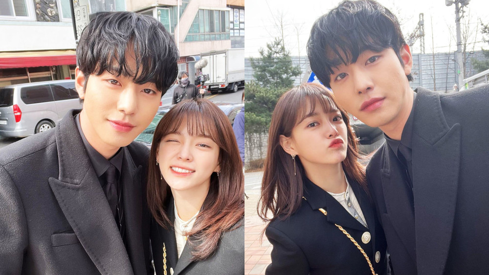 安孝燮金世正搞怪可爱四连拍,戏里浪漫恋爱,戏外互动也亲密!_腾讯新闻