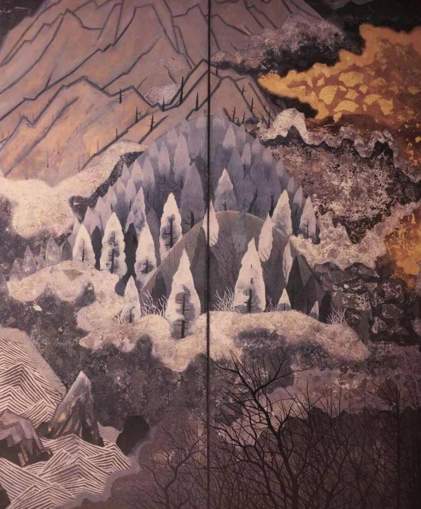 鉴赏|日本著名画家加山又造作品欣赏_腾讯新闻