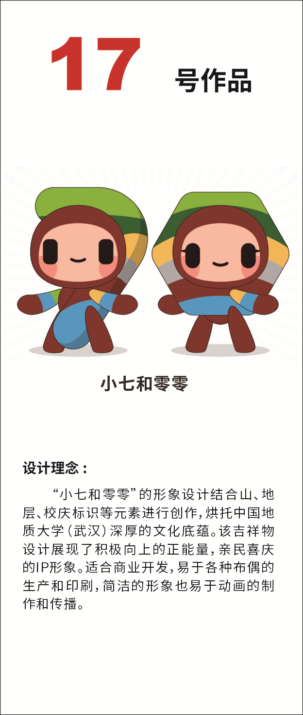 中国地质大学武汉校庆70周年吉祥物等你来投票