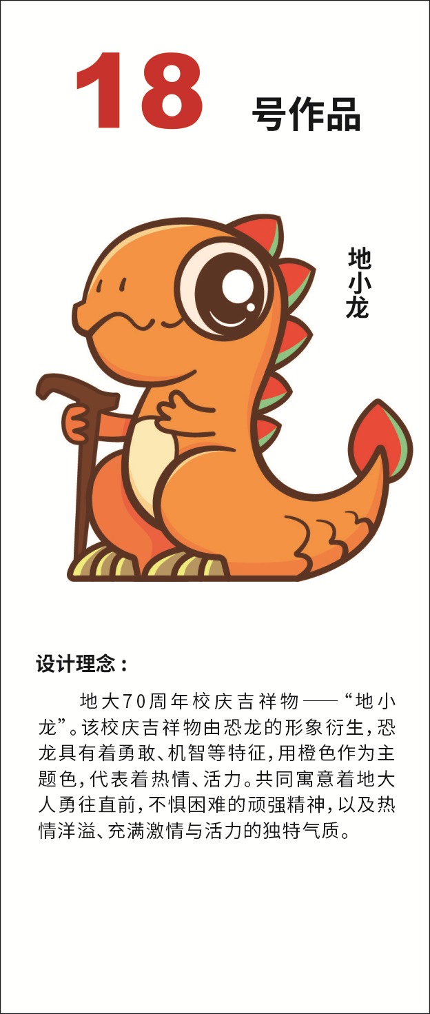 中国地质大学武汉校庆70周年吉祥物等你来投票