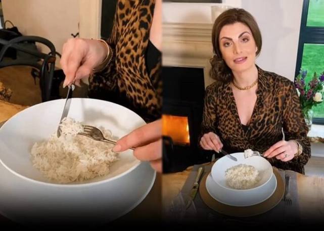 "用勺子吃饭判几年?"英国网红教人用刀叉吃米饭,遭网友调侃
