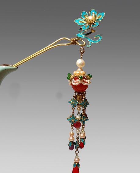 心理测试:凭眼缘选择一支点翠步摇,测你月底会有什么意外收获!