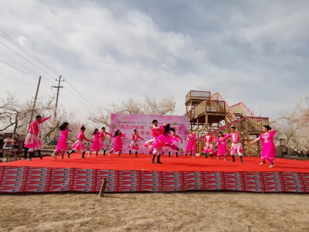 英吉沙县第十一届 "杏花节""桃花节"春季云赏花游园会开幕_腾讯新闻