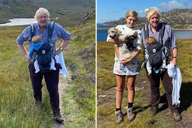 英国首相夫妇带二宝度假，3个月女儿头发茂密，老爸头发渐稀疏300030阳普医疗