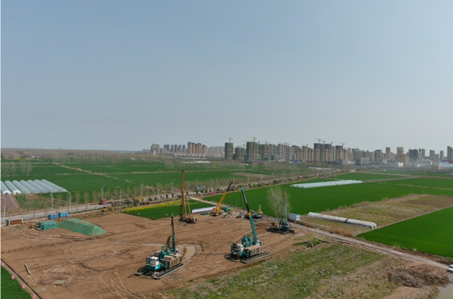 视频图片带你瞰,合新高铁五河站现场!