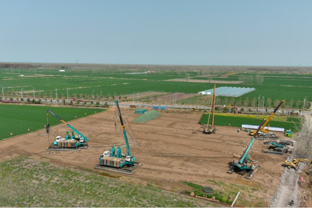 视频图片带你瞰,合新高铁五河站现场!