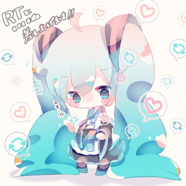 可愛小初音頭像