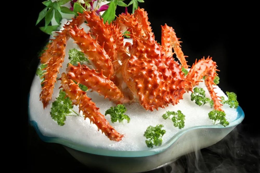 高端海鲜自助天花板上宴开业限时钜惠65折帝王蟹小青龙畅吃