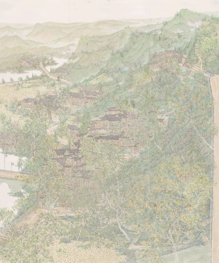 湖南青年画家付红中国画作品《天凉红叶稀》入选第七届全国青年美展