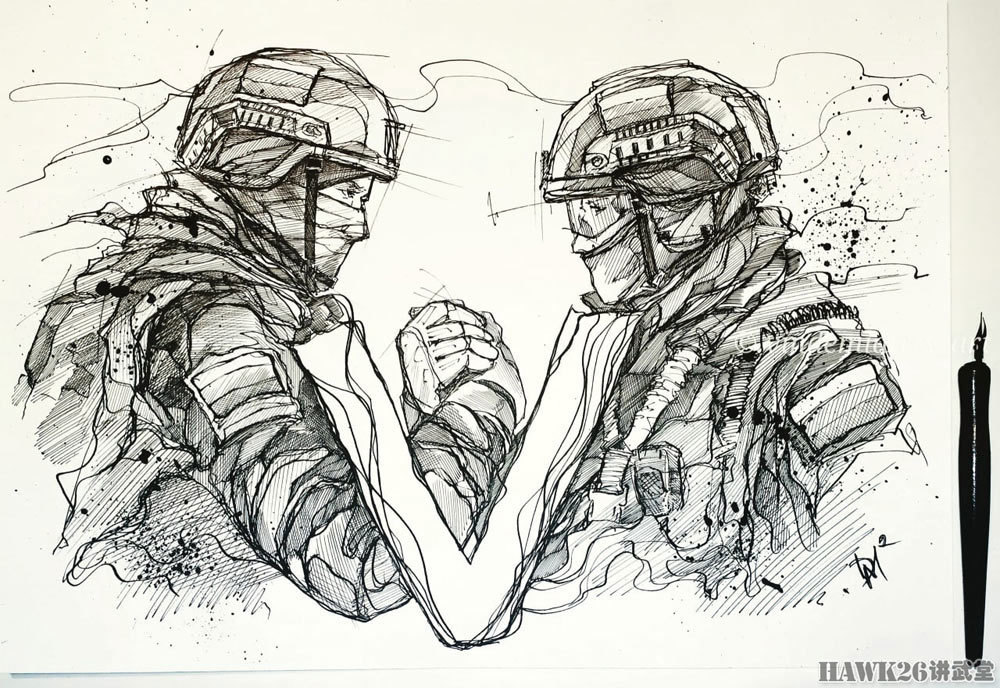 俄罗斯艺术家创作宣传画 支持前线作战的士兵 为特殊战线提供弹药