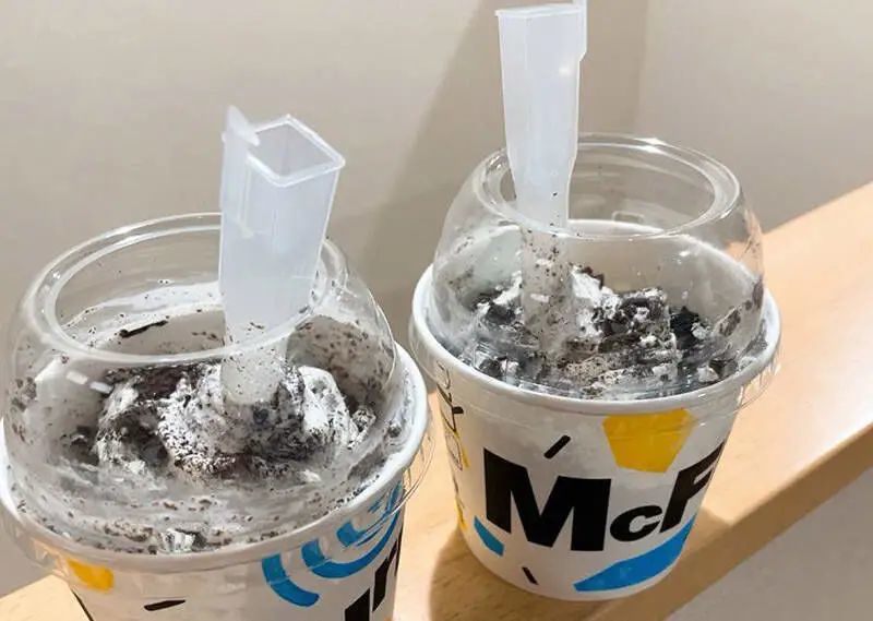 日本网友吐槽麦当劳害人社死超多人把麦旋风的勺子误认为是吸管