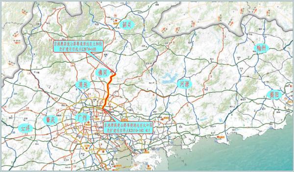 韶惠高速详细线路图图片