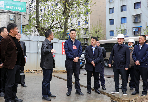 陈灿率队调研城建重点项目