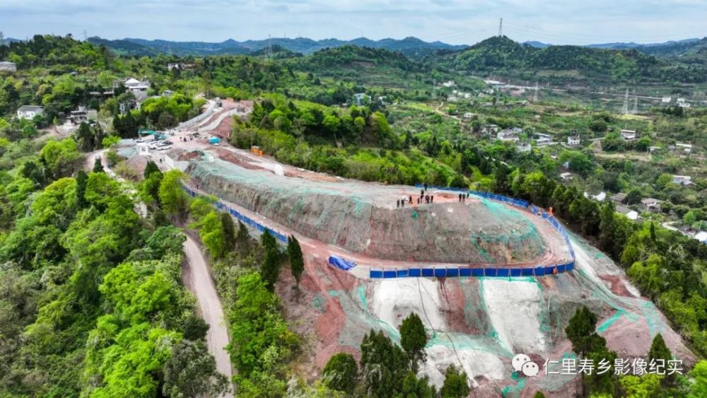 和金马河景观走进建设中的仁寿县翳嘶山仁里寿乡影像纪实摄影组眉山新