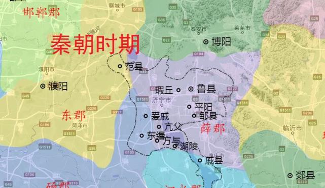 濟寧市行政區劃史西漢境內十九縣兗州為古代中心