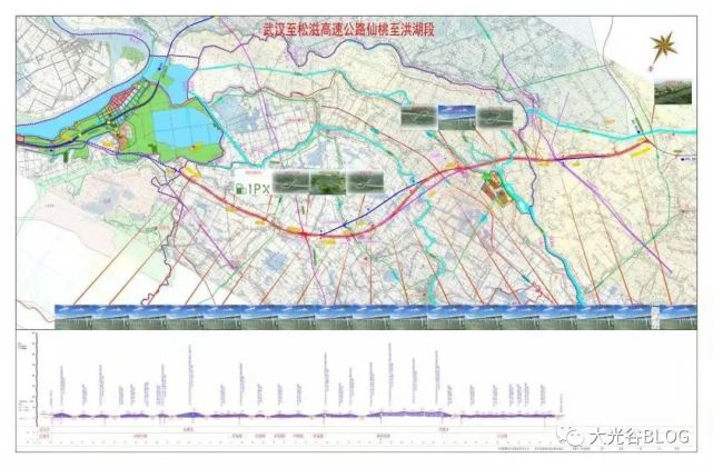 据悉,武汉至松滋高速公路洪湖至仙桃段项目起于仙桃与武汉分界处的西