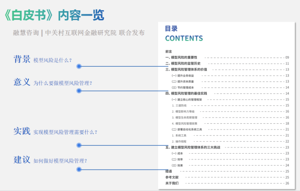 融慧金科发布 数字经济下模型风险管理最佳实践白皮书 腾讯新闻