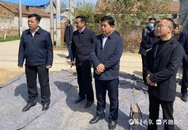 曹县县委书记赵福龙实地调研乡村振兴项目建设情况
