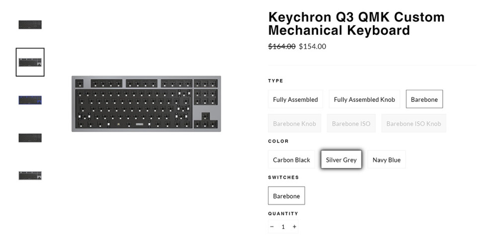 可轻松客制化的TKL机械键盘，Keychron推出Q3QMK港币纸币发行机构