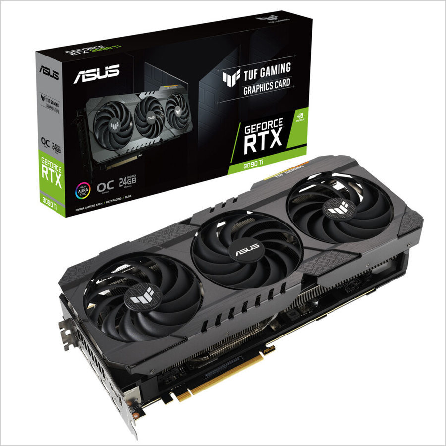 华硕发布三款RTX3090Ti：两款TUF，一款水冷_腾讯新闻