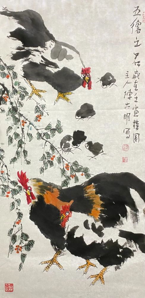 书画南北方心生欢喜花自开一一陈太明国画作品欣赏