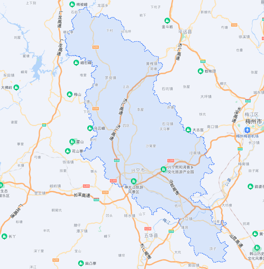 兴宁市为缓解蕉岭县辖区道路特别是货车国道穿城时段交通拥堵情况