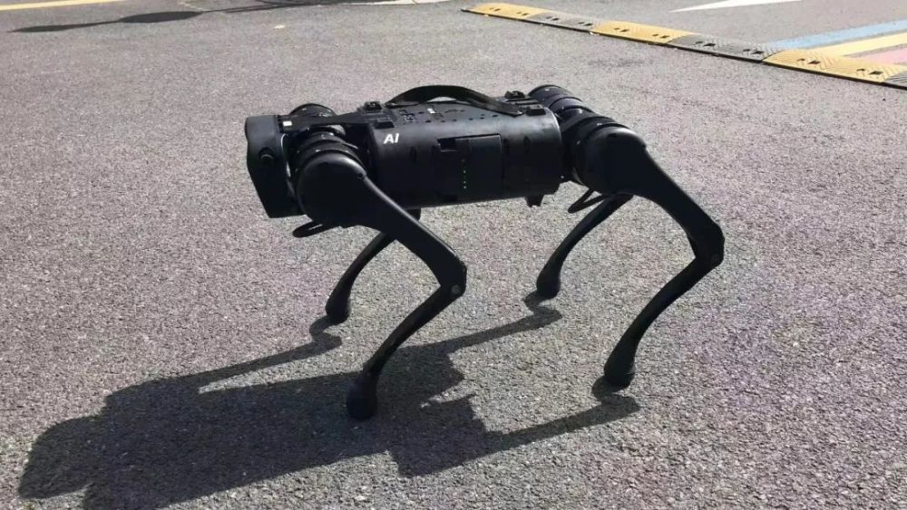 电子狗助力防疫巡逻喊话上海这个小区请来硬核志愿者