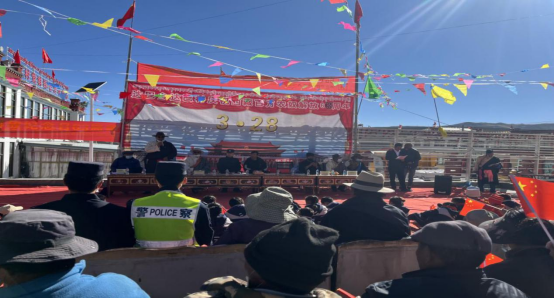 札达县达巴乡开展庆祝"3.