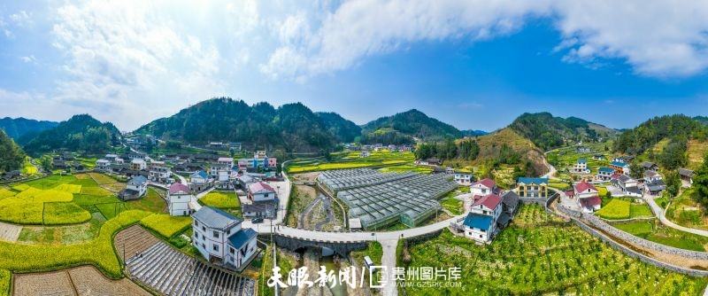 60秒看贵州铜仁万山繁花似锦遍山乡农旅融合景怡人