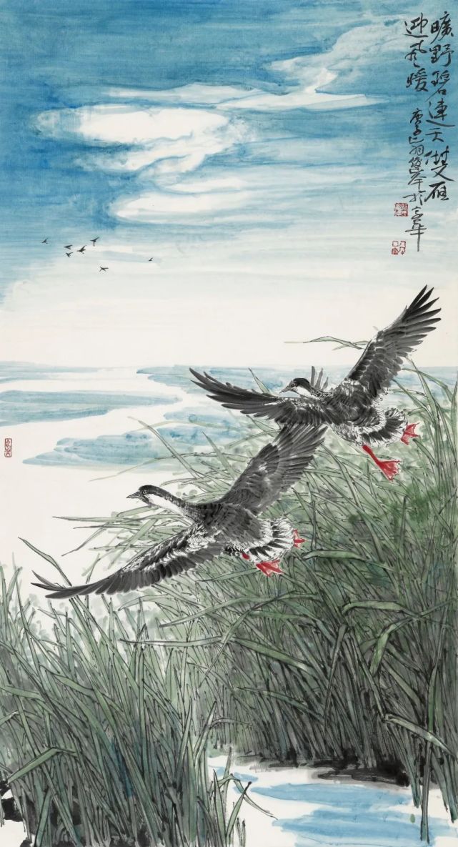 四季芬芳翟俊峰花鸟画欣赏