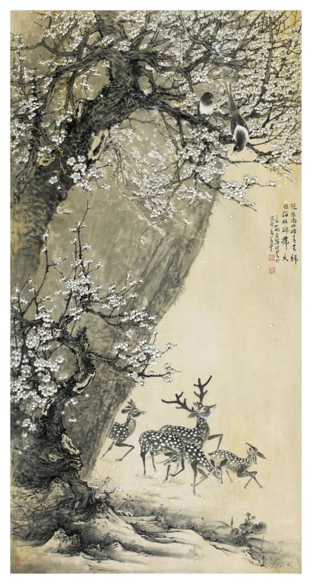 四季芬芳翟俊峰花鸟画欣赏