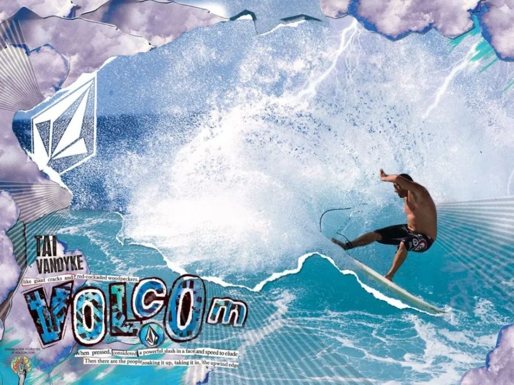 VOLCOM surf skateboard snowboard PROMOTIONAL POSTER PRINT #14 ~LIMITED EDITION~! 