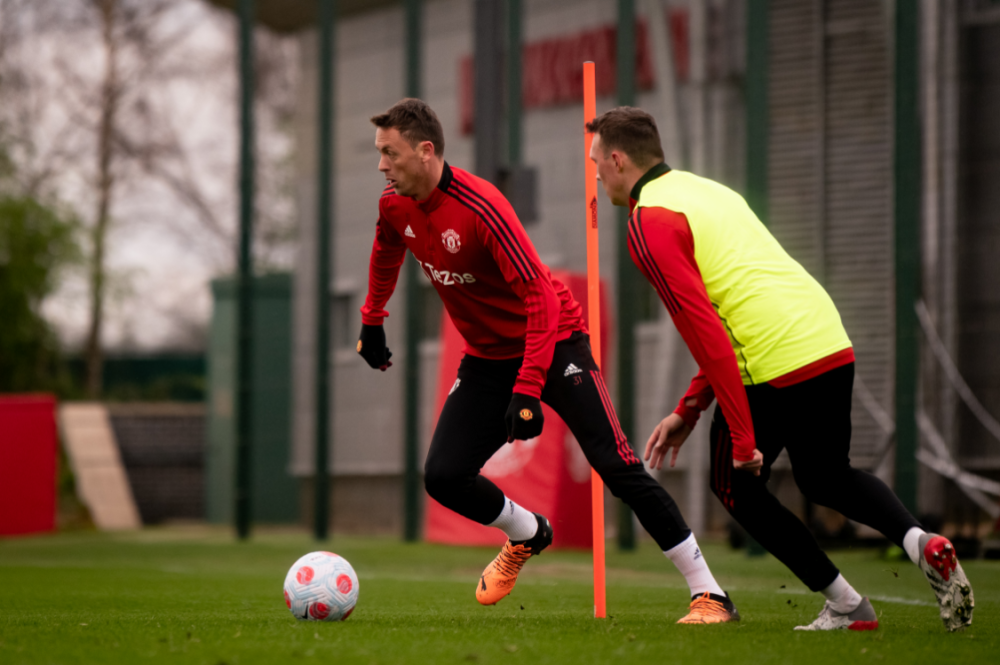 国际比赛日结束曼联训练组图