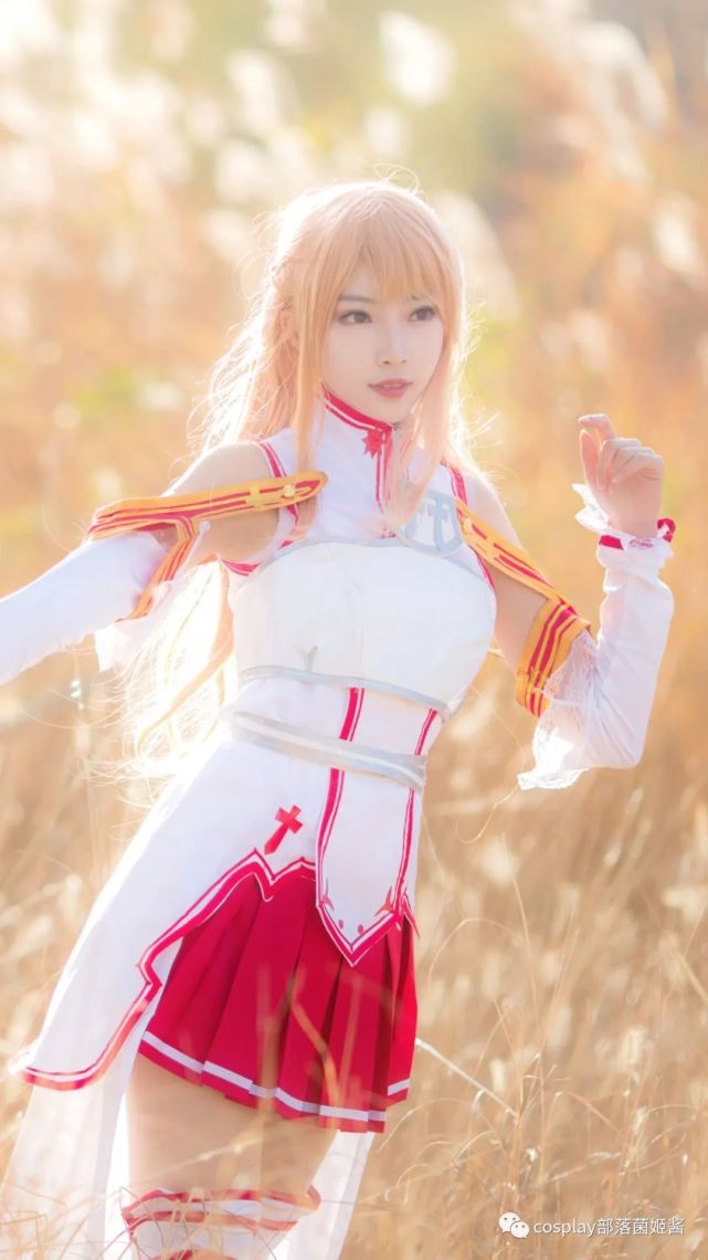 cos:刀剑神域亚丝娜cos正片@米粒
