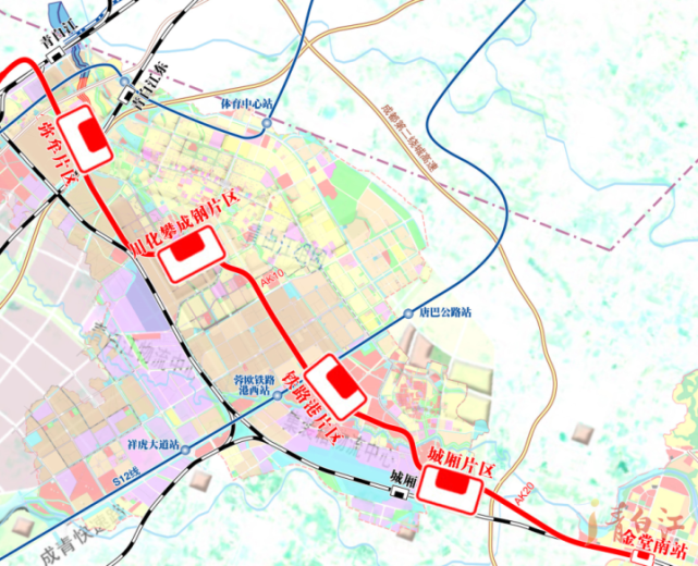 成都北站|青白江区|金堂县|成都|宝成铁路