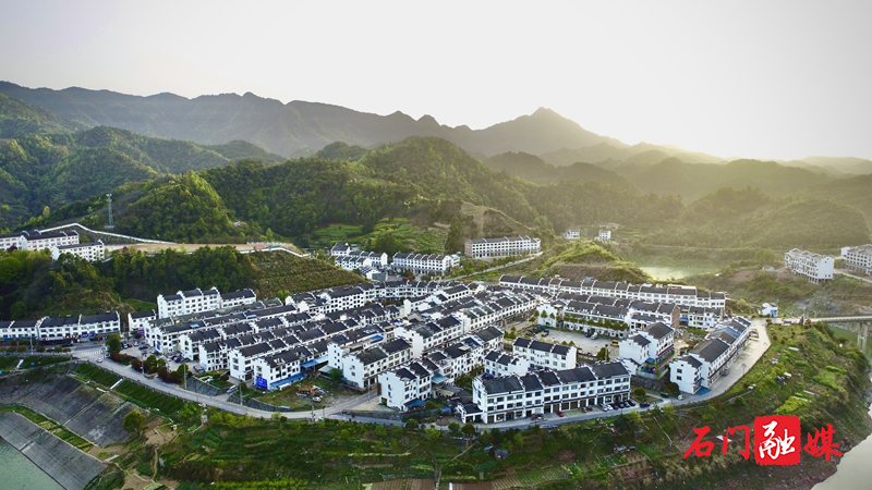 湖南石门山水小镇景美如画