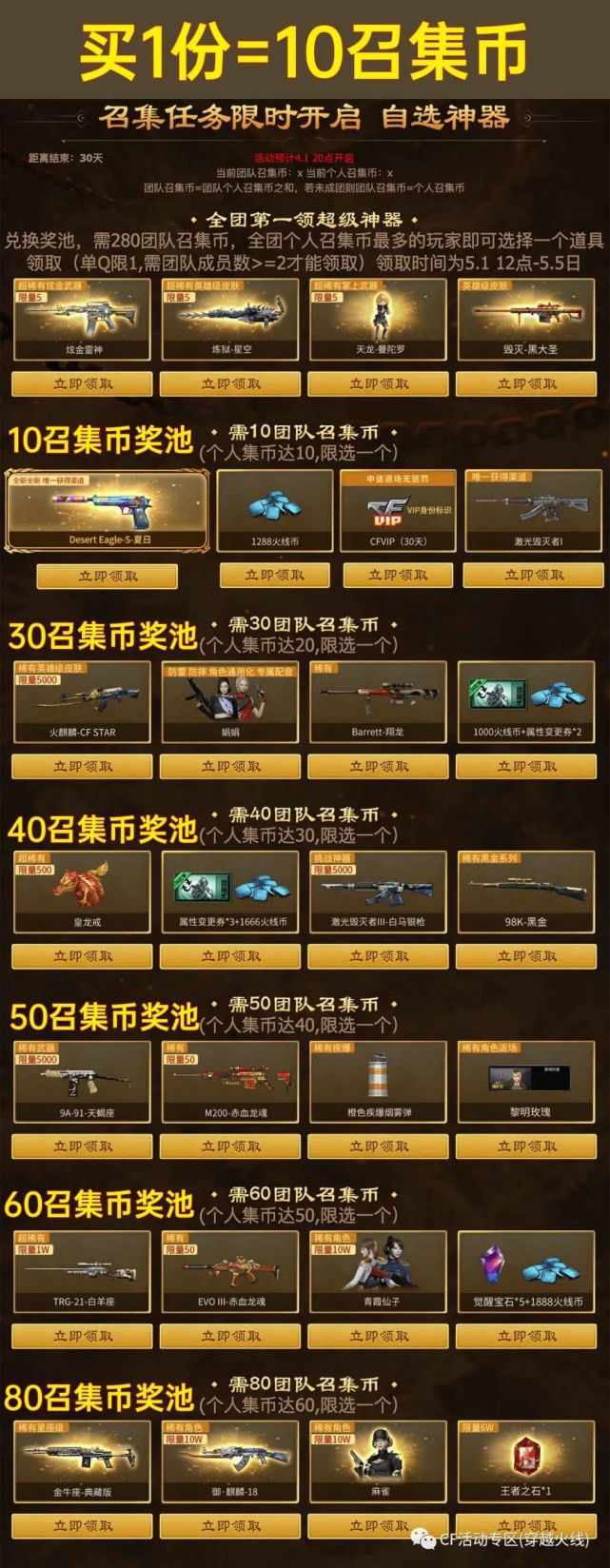 穿越火线回归礼包|6月新增超级神器，召回队友领取超级好礼